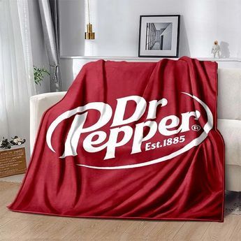 DR PEPPER printed blanket soft and c &hellip;