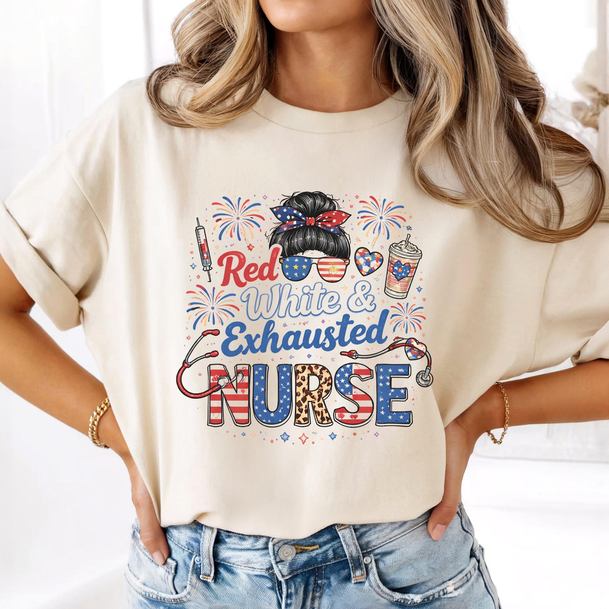Comfort Colors Red White & Exha …
