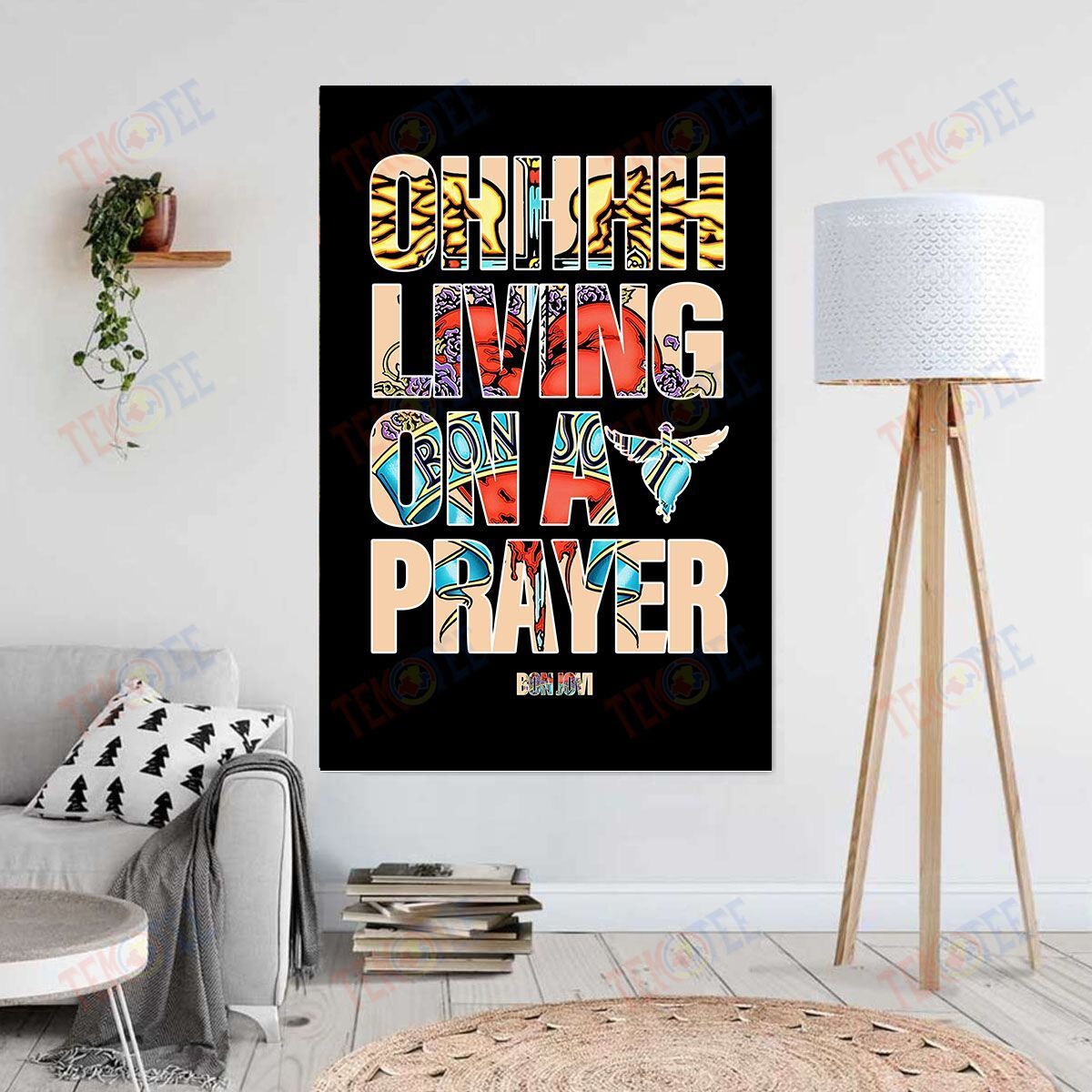 Canvas Wall Art Ohhhh Living On A Pr &hellip;