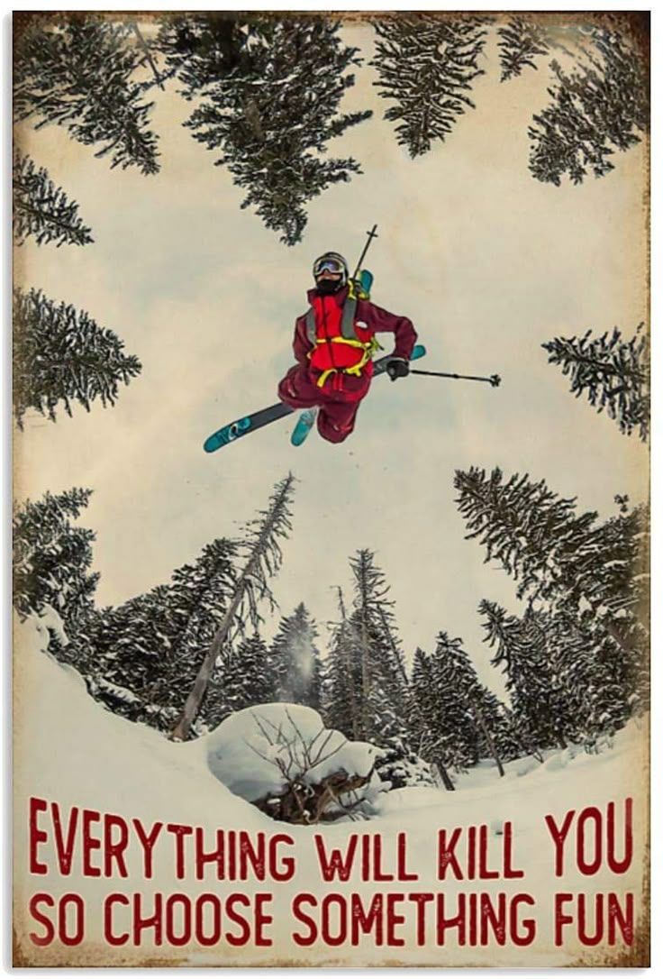 Skiing Poster Ideas, Ski Season Is C &hellip;