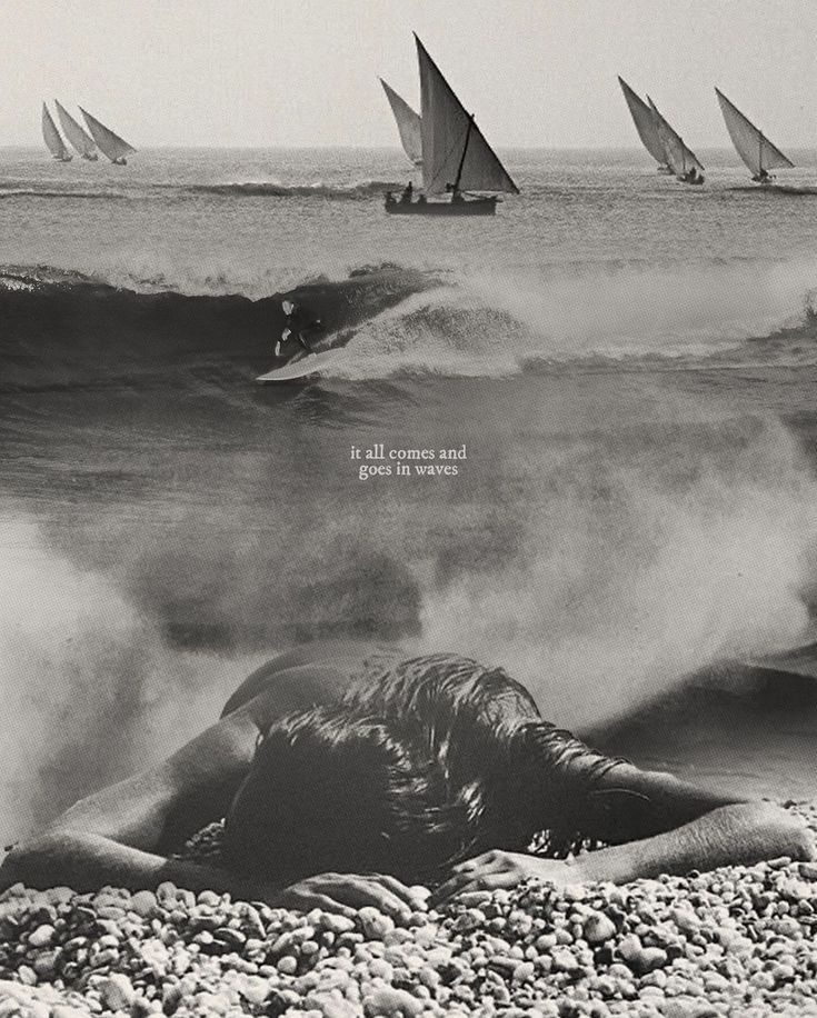 Retro Sailing Poster, Coastal Ocean …