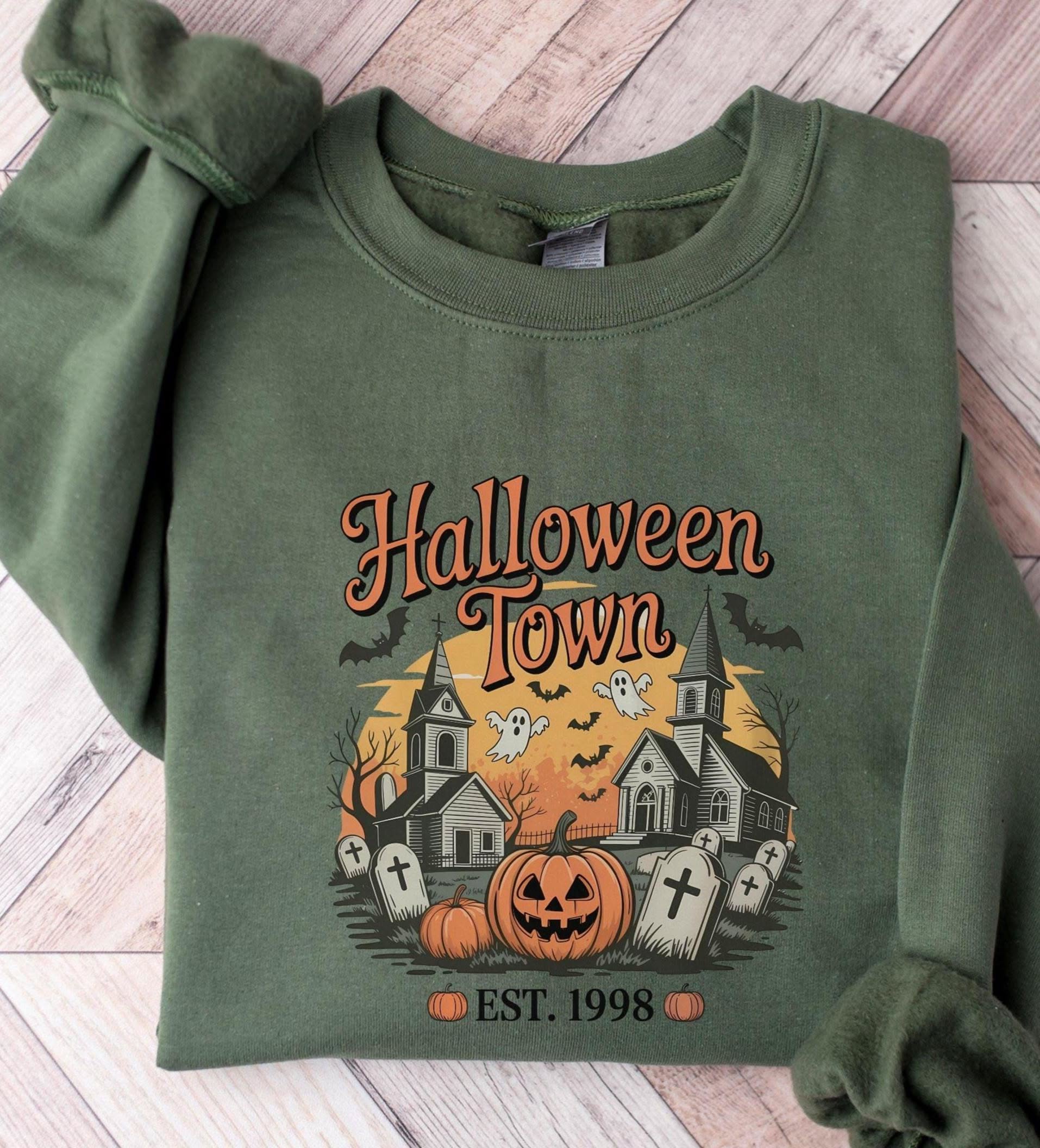 Halloween Town Sweatshirt: Spooky Se …