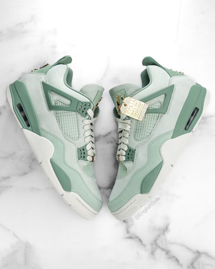 Green Air Jordan 4 Sporty Shoes For …