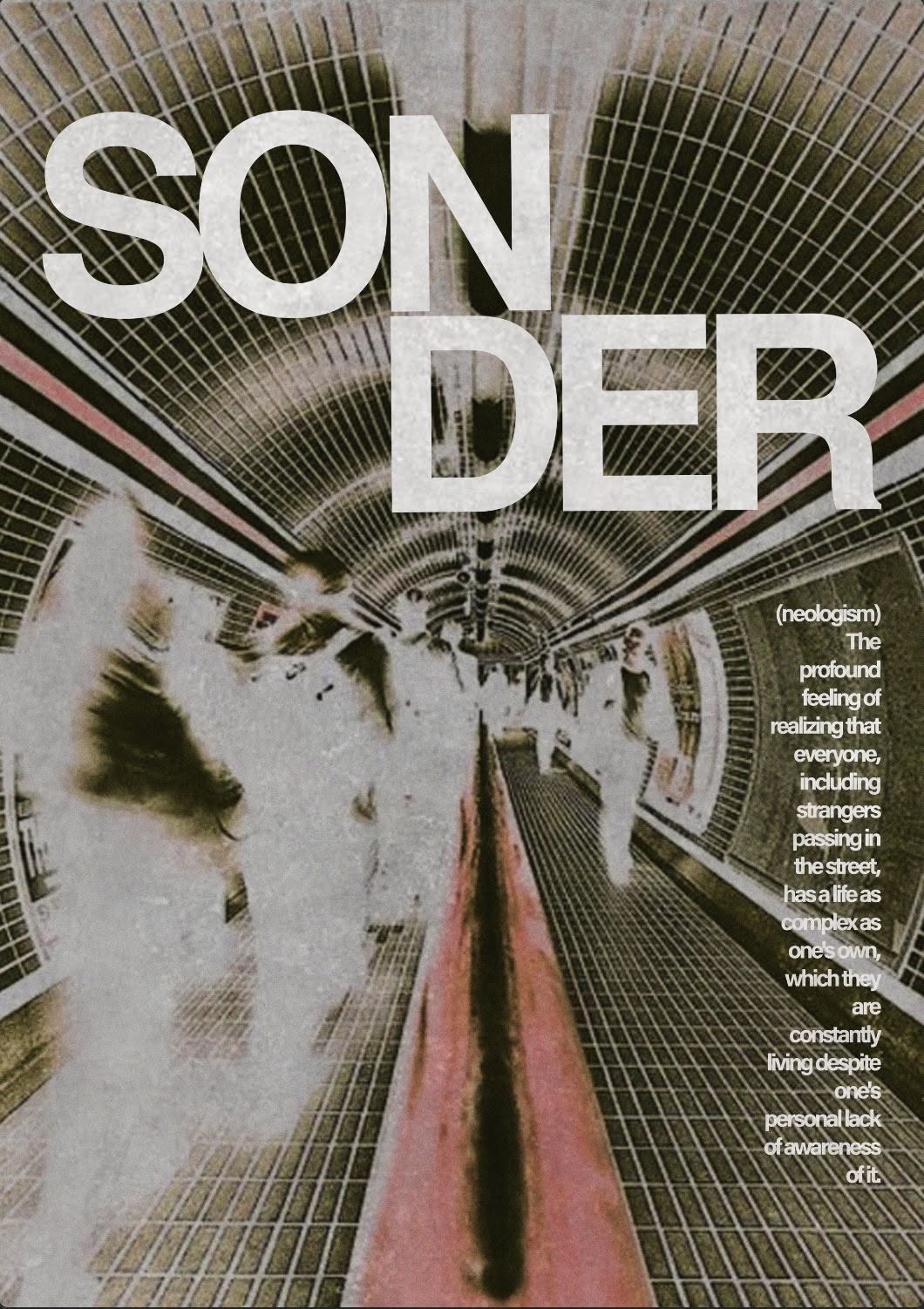 Sonder Magazine Poster, Black and Wh &hellip;