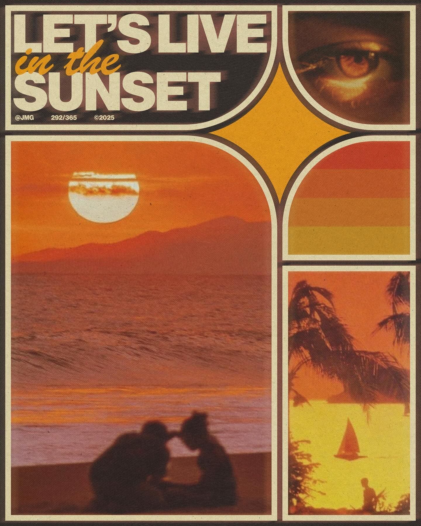 Live at the Sunset Poster, Retro Gol &hellip;