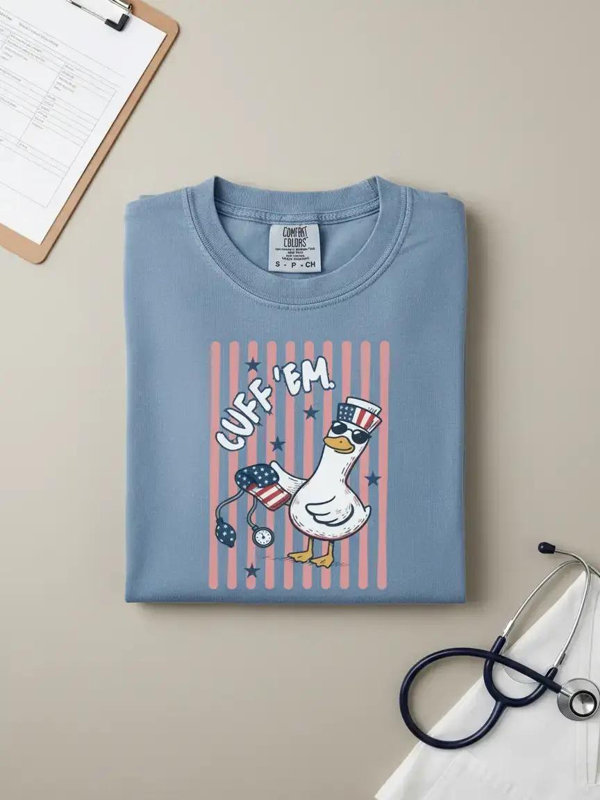 Comfort Colors 4th of July Nurse Shi &hellip;
