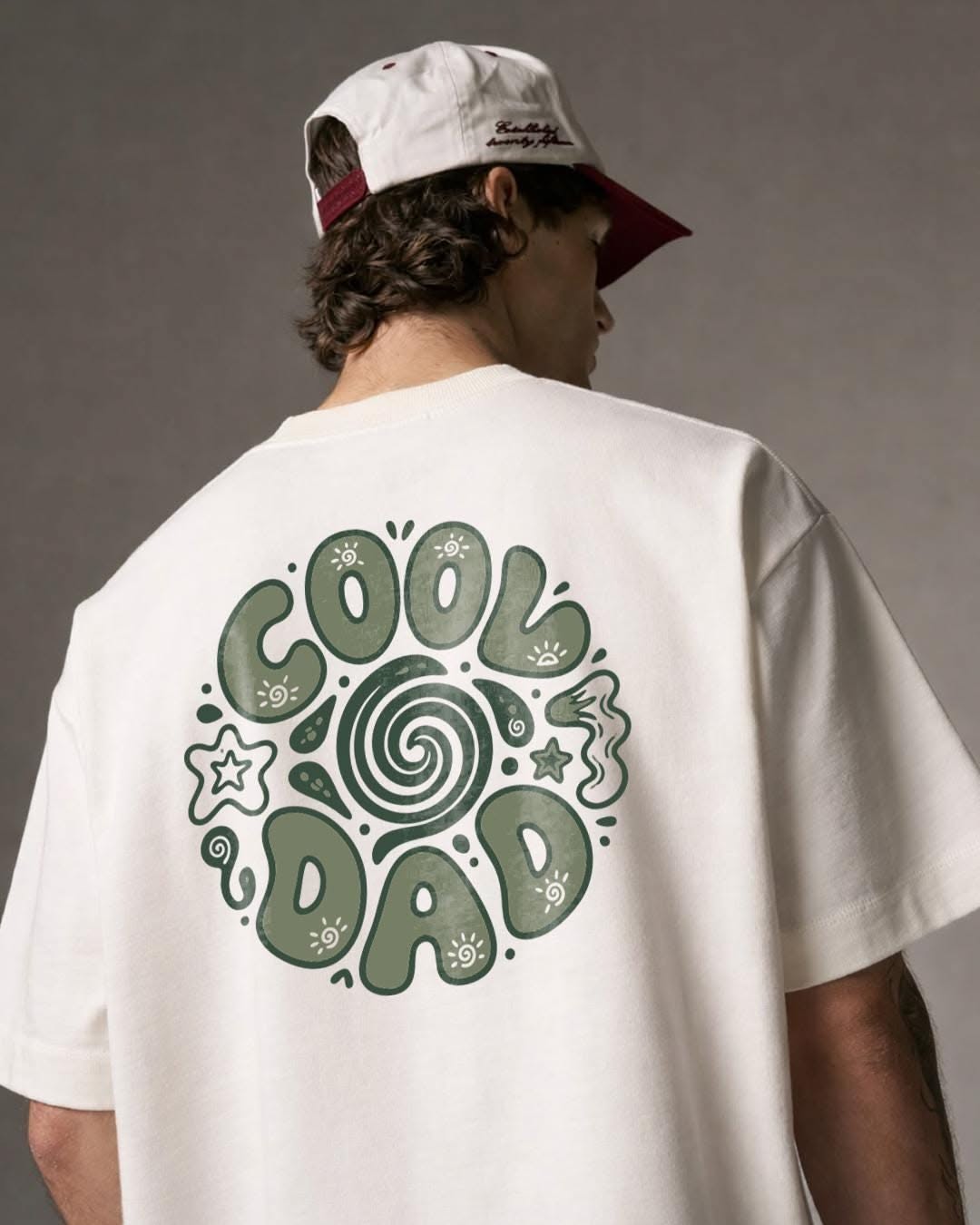 Not Bad t-shirt features a large, da …