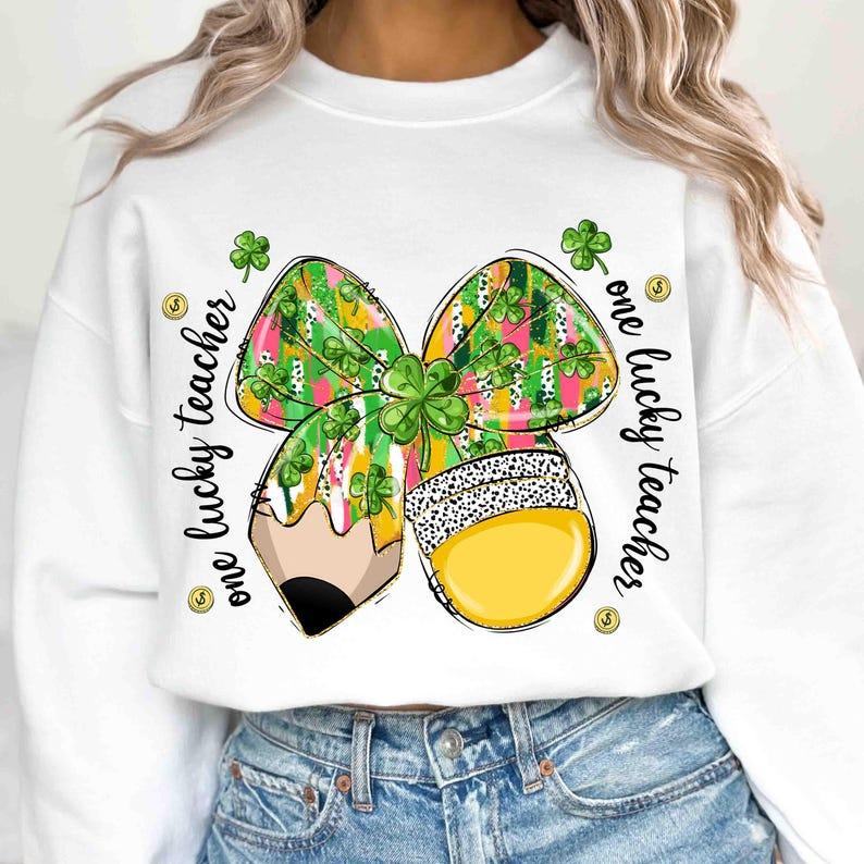St Patricks Day Teacher Pencil Sweat &hellip;