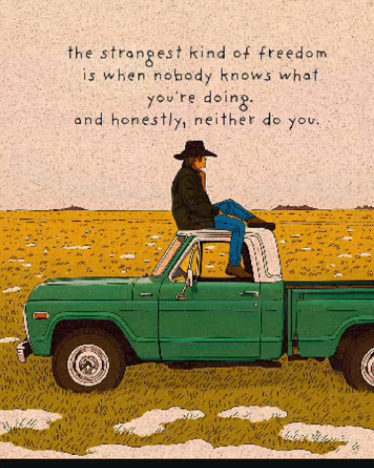 Retro Pickup Truck Poster, Road Trip &hellip;