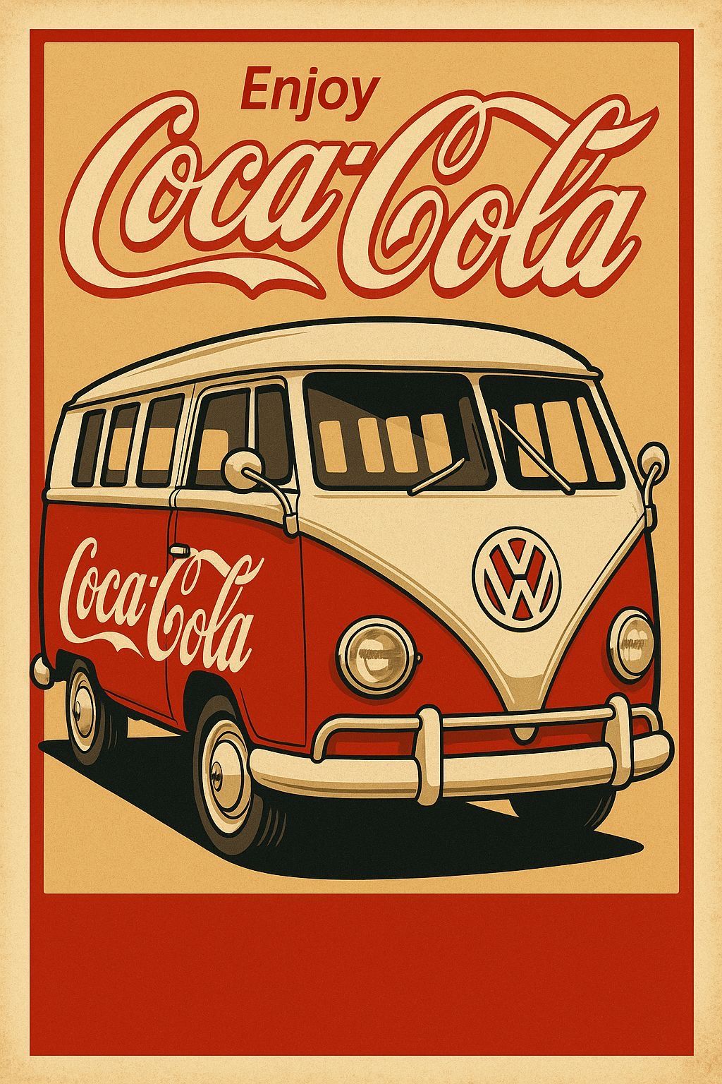 Coca Cola Bus, Volkswagen Sticker, O &hellip;
