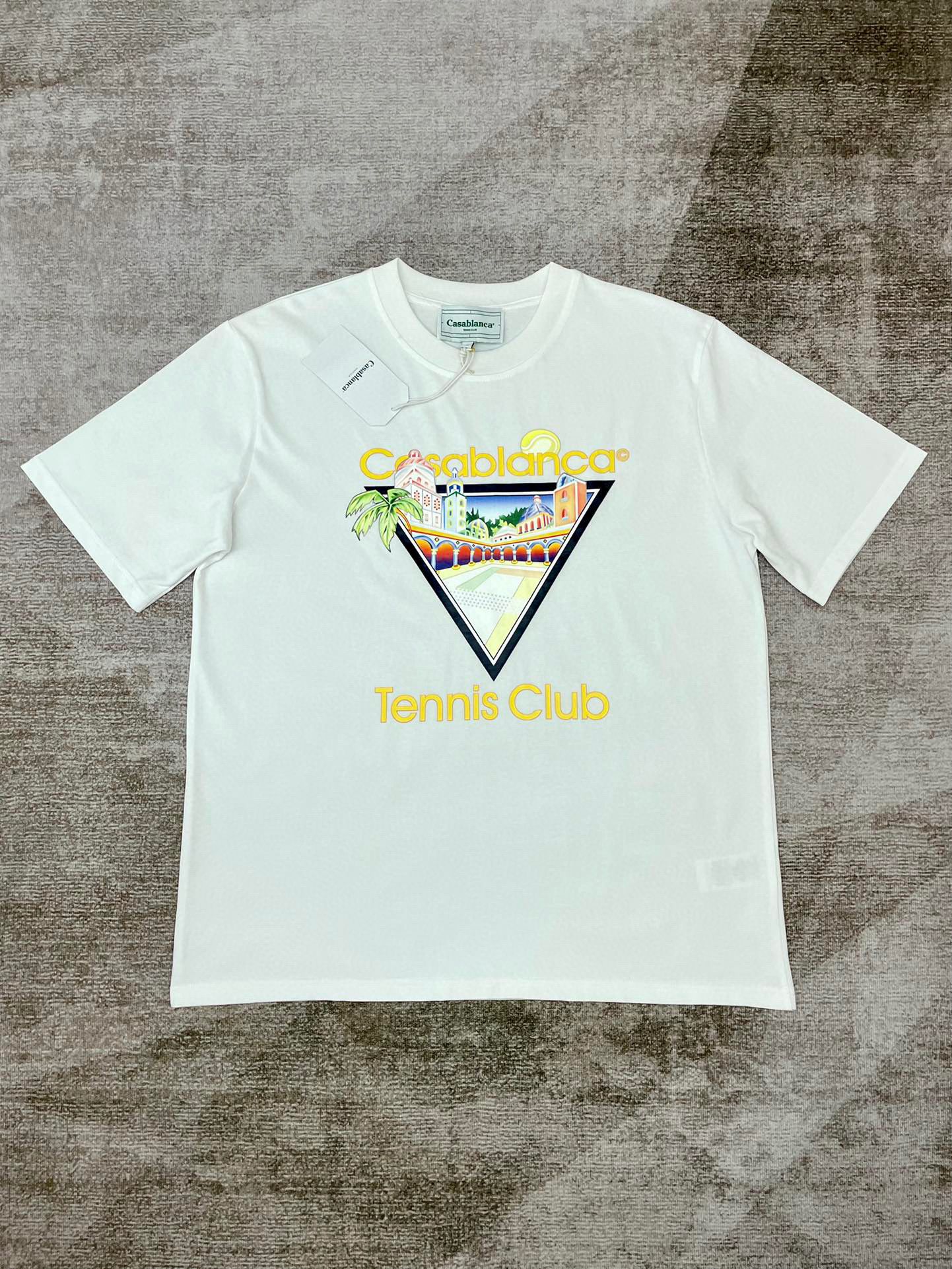 Tropical Tennis Club Sunset T-Shirt …