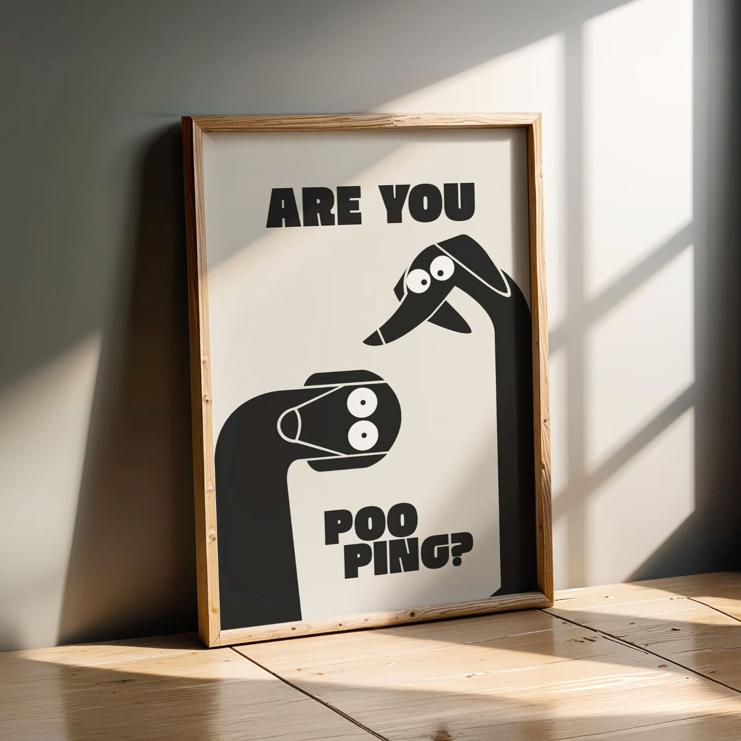 Badezimmer-poster ‘are You Poo …