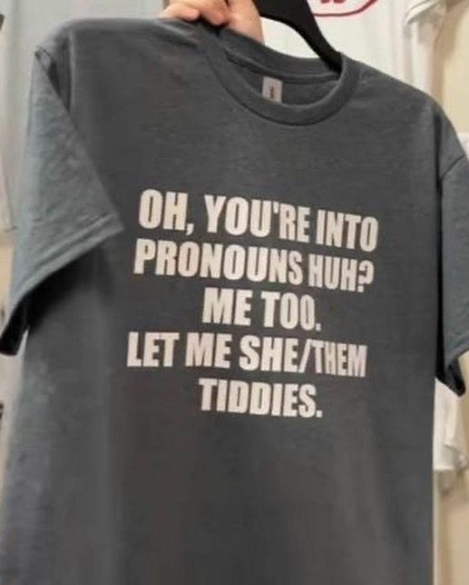 Pronouns She Them Tiddies T-Shirt …