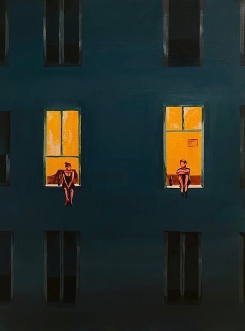 Apartment Window Stories Poster, Min …