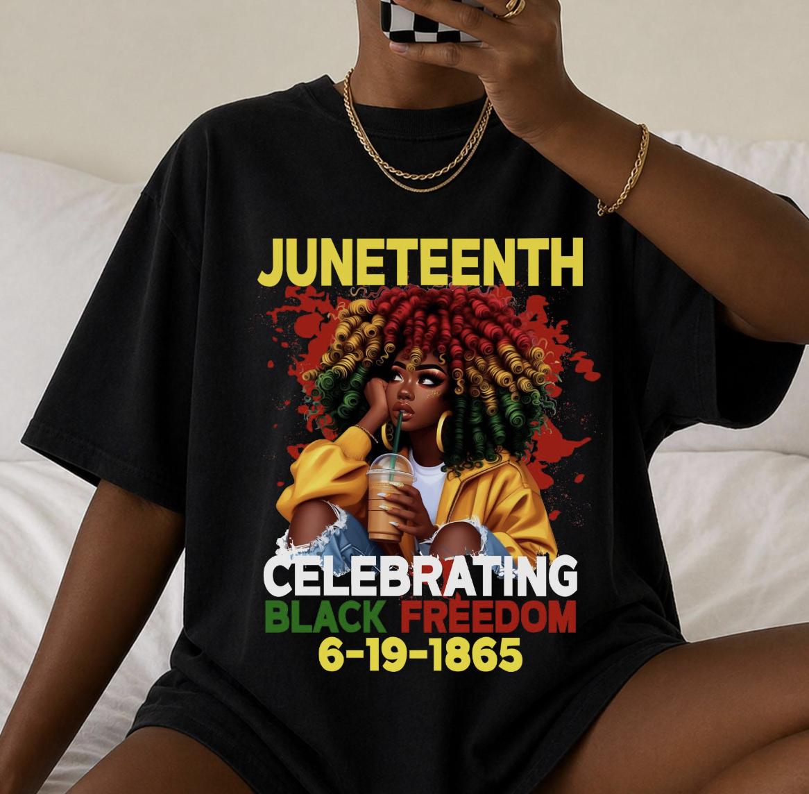 Juneteenth T-shirt, Celebrate Junete …