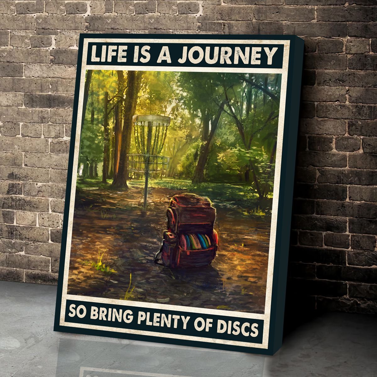 Life is a journey-Disc Golf Poster & &hellip;