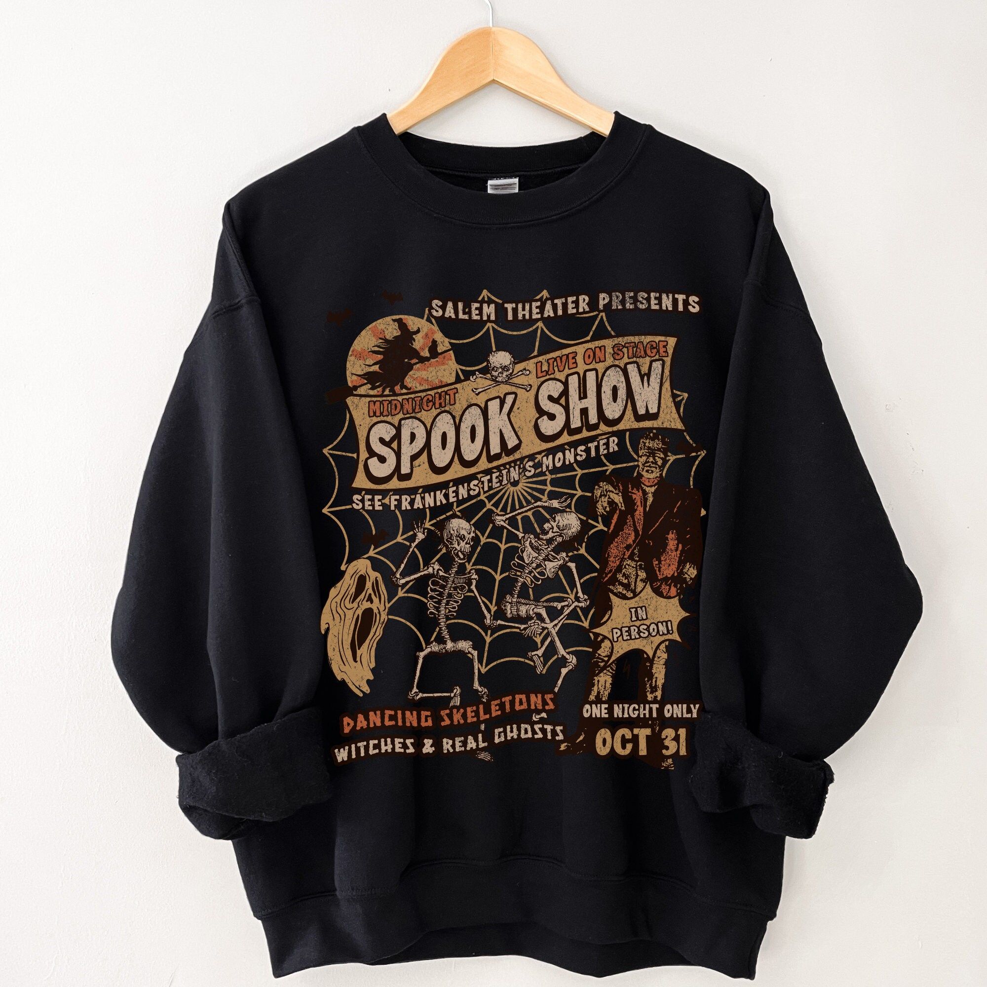 Retro Monster Mash Sweatshirt, Spook …