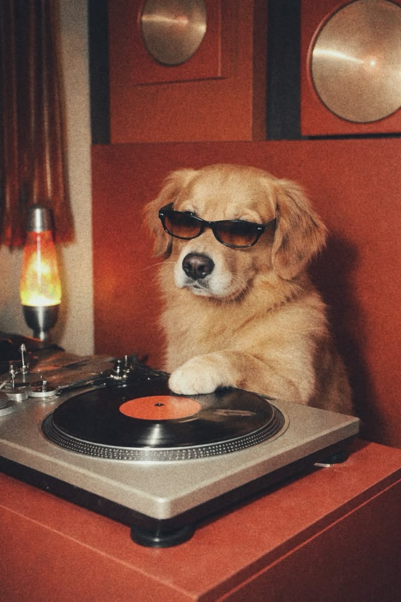 Funny Dog Poster, Retro Animal Wall  &hellip;