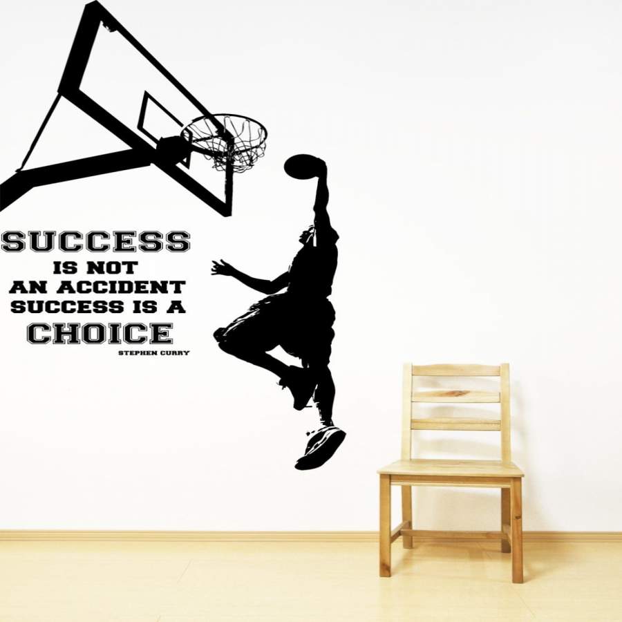 YOYOYU Wall Sticker Basketball Playe …