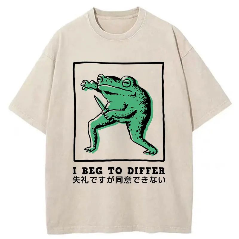 I Beg to Differ Frog T-Shirt – Fun &hellip;