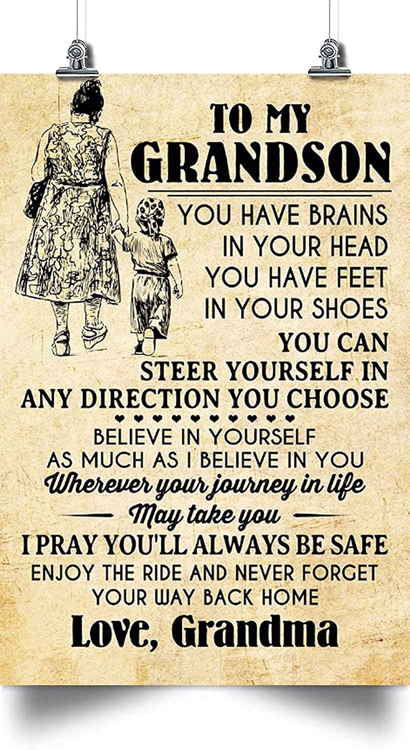 Grandma To Grandson Poster – W &hellip;