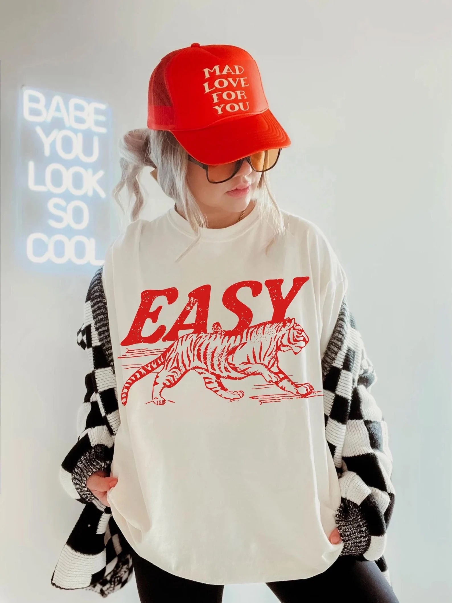 Vintage Easy Tiger Shirt Comfort Col &hellip;