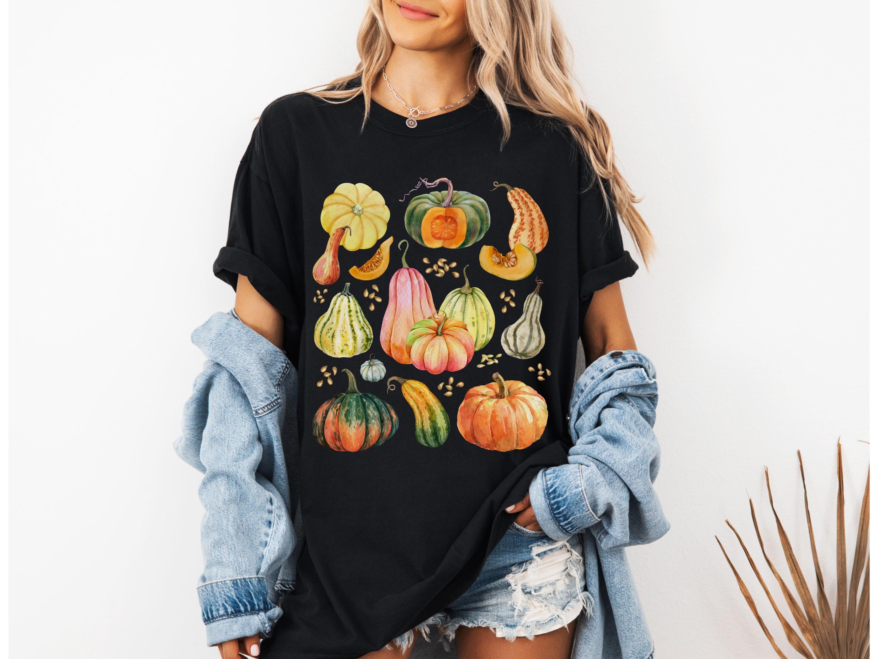 Vintage Pumpkin and Gourd Graphic Te &hellip;