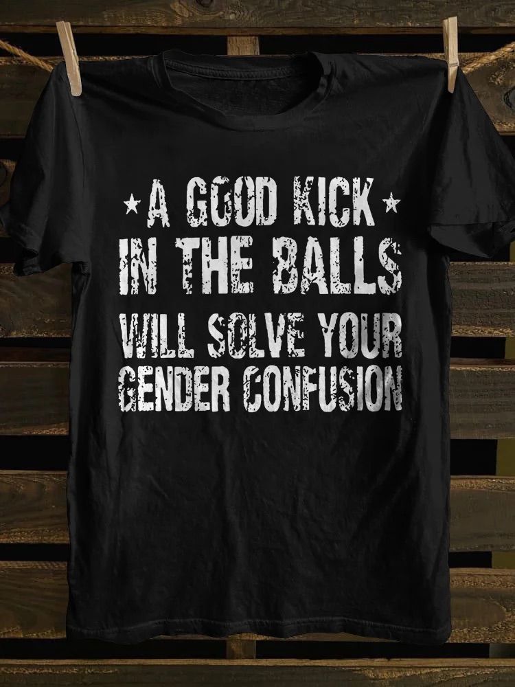 A Good Kick In The Balls Will Solve …