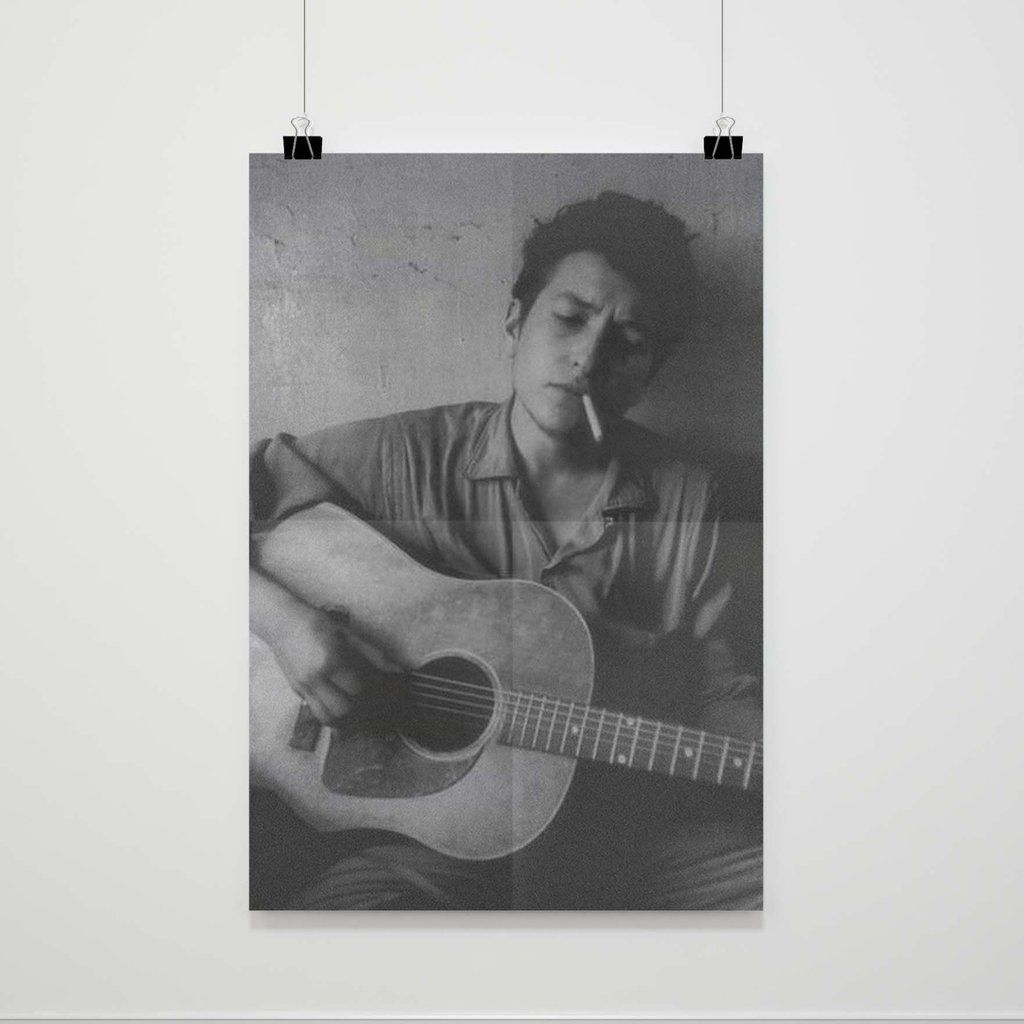 Bob Dylan Guitar Portrait Xl Giant P …