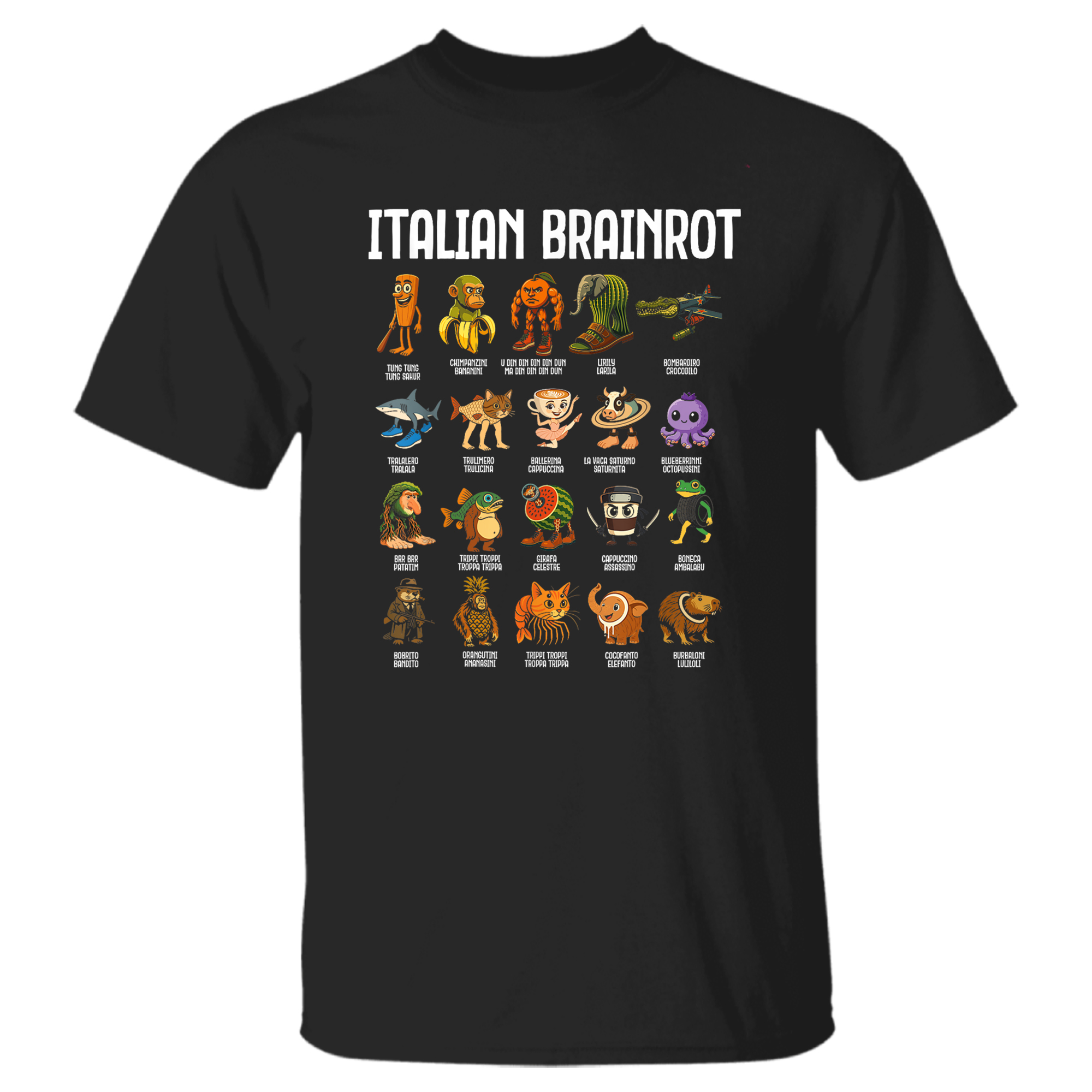 Italian Brain Rot Italian Brainrot Funny Memes Love Art USA