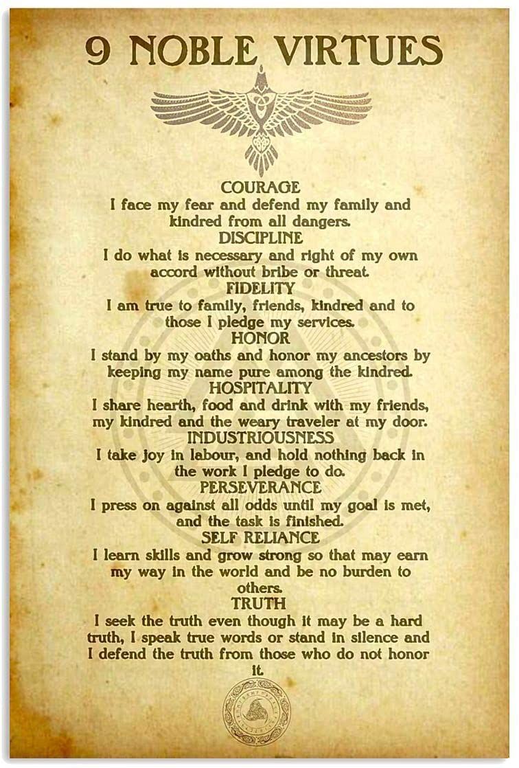 Viking 9 Noble Virtues Scandinavian  &hellip;