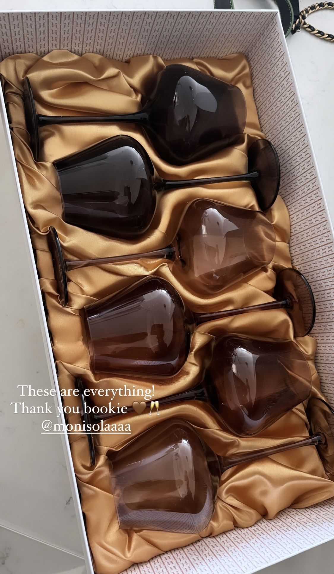 Brown Gold Drinking Glass Set for Kitchen and Dining