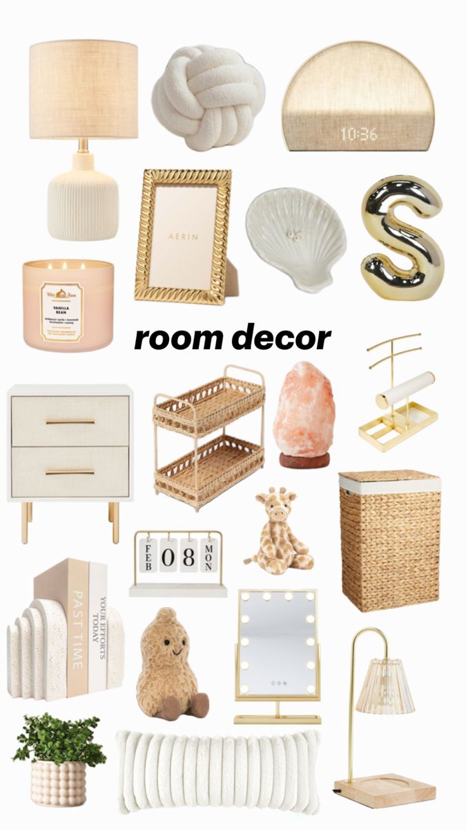 Themes For Rooms Bedrooms, At Home Room Decor, Teen Room Essentials, Teen Girl Room Accessories, Room Essentials Bedroom Aesthetic
