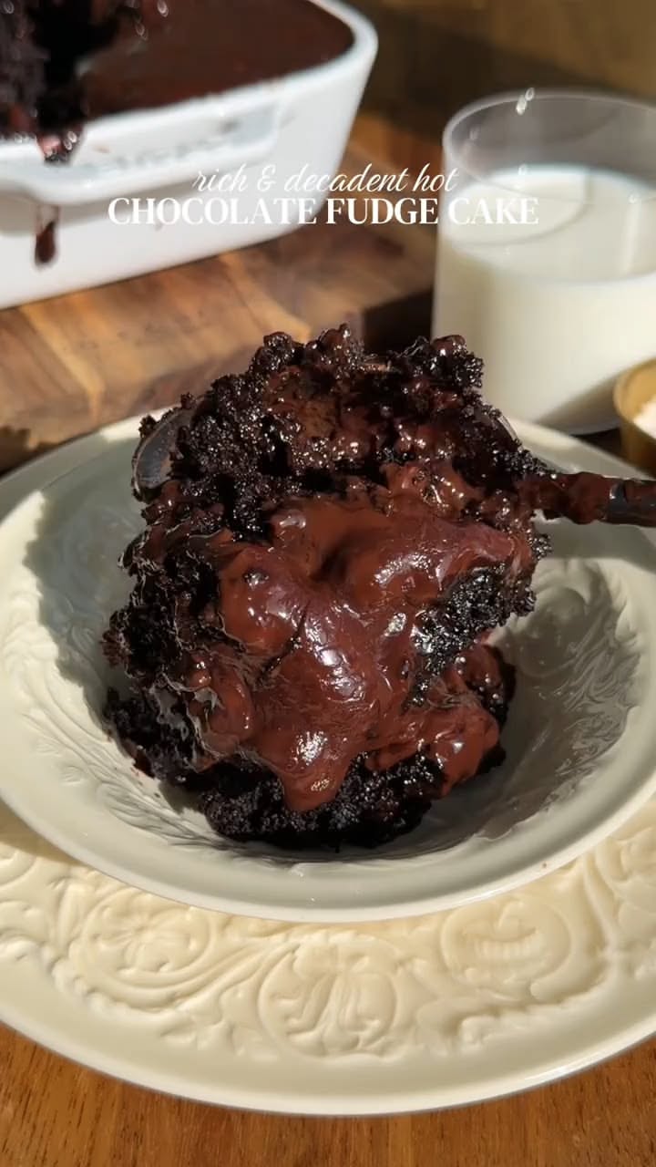 Hot Chocolate Fudge Cake