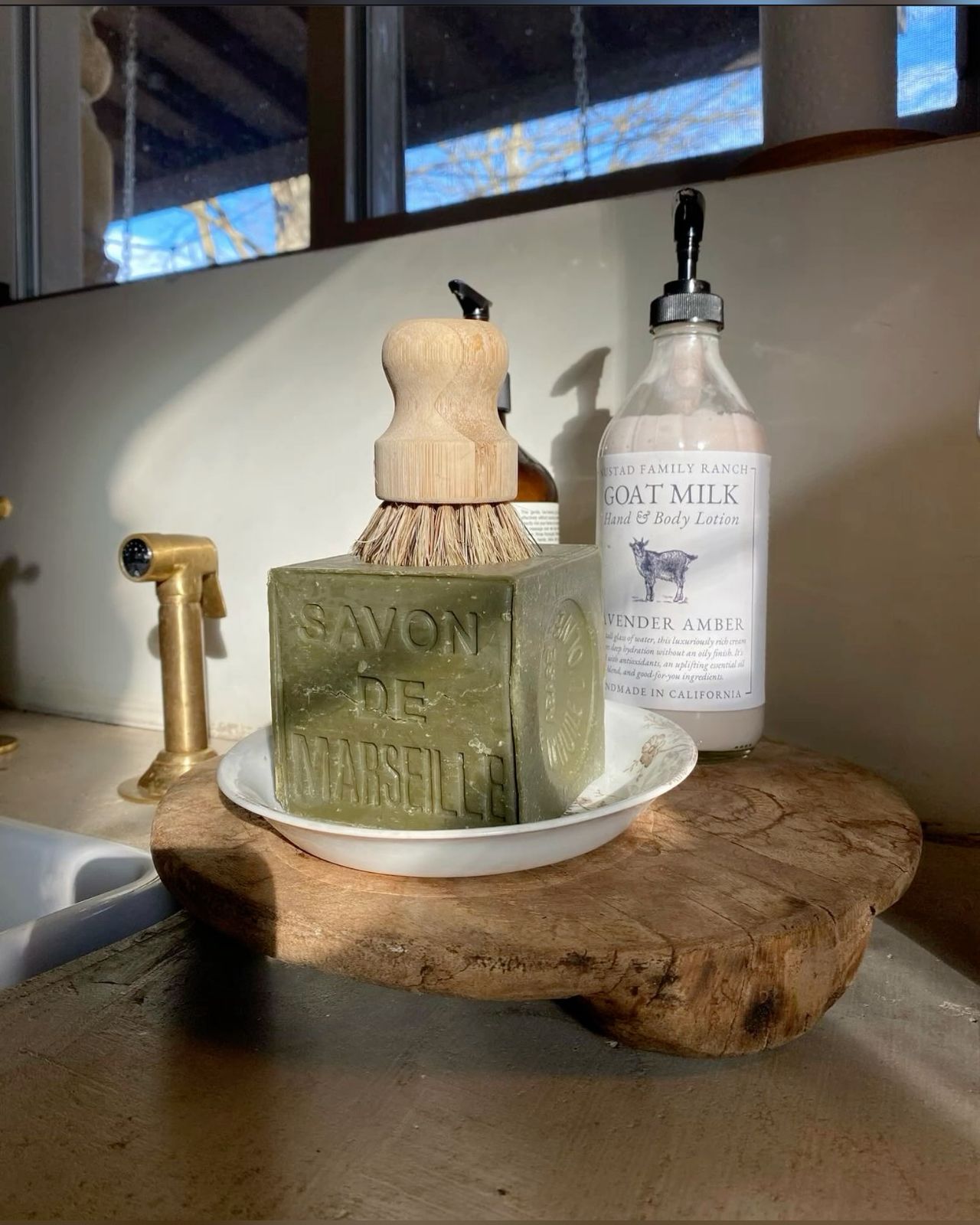 Natural Soap Bar for Bathroom Counter Styling