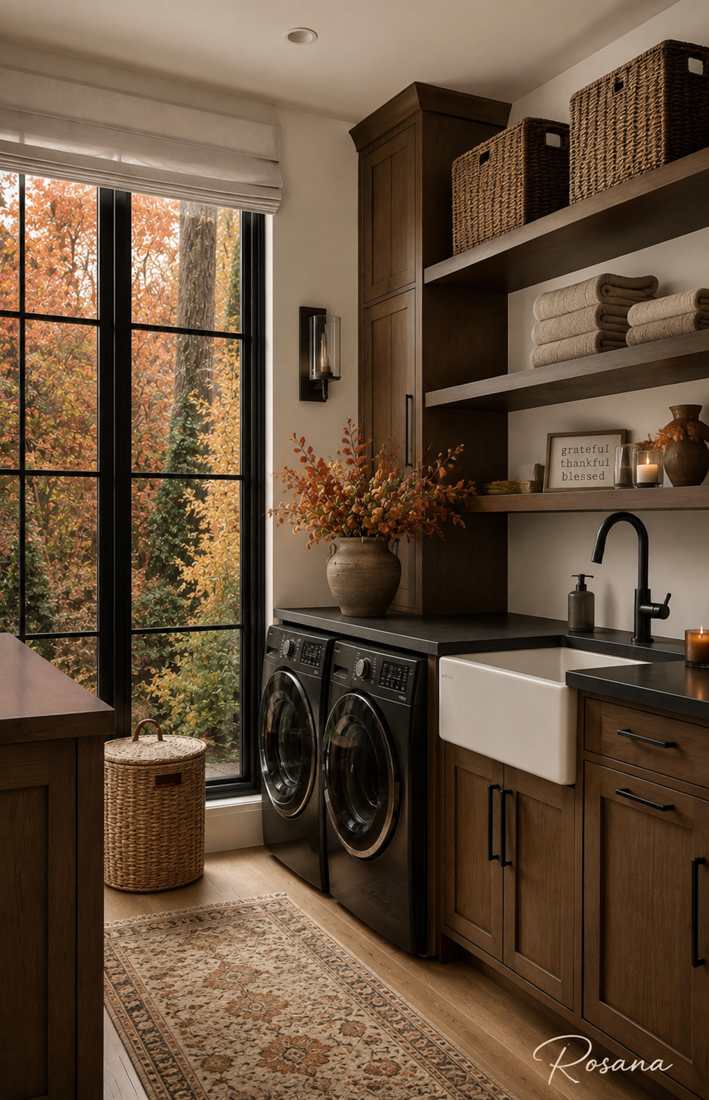 Cozy Autumn Laundry Room Decor Inspiration