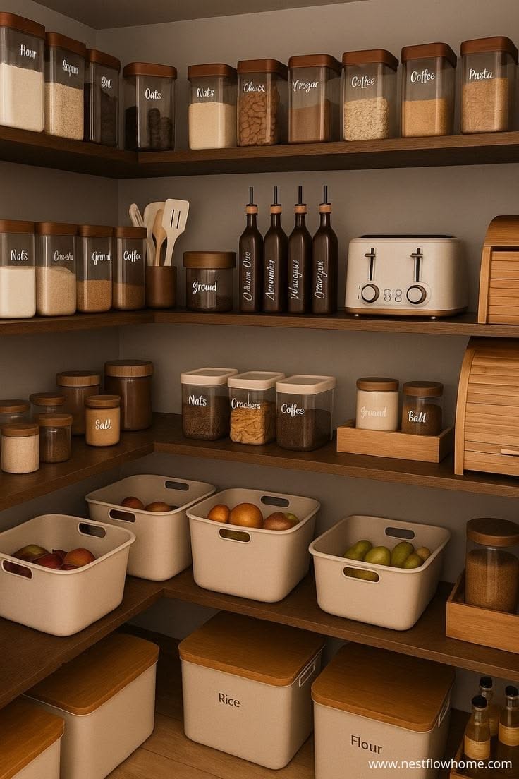 Spice Storage Organizer for Pantry Shelves