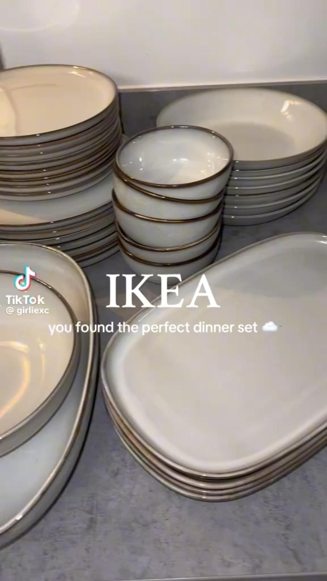 White Dinnerware Set for Kitchen and Dining