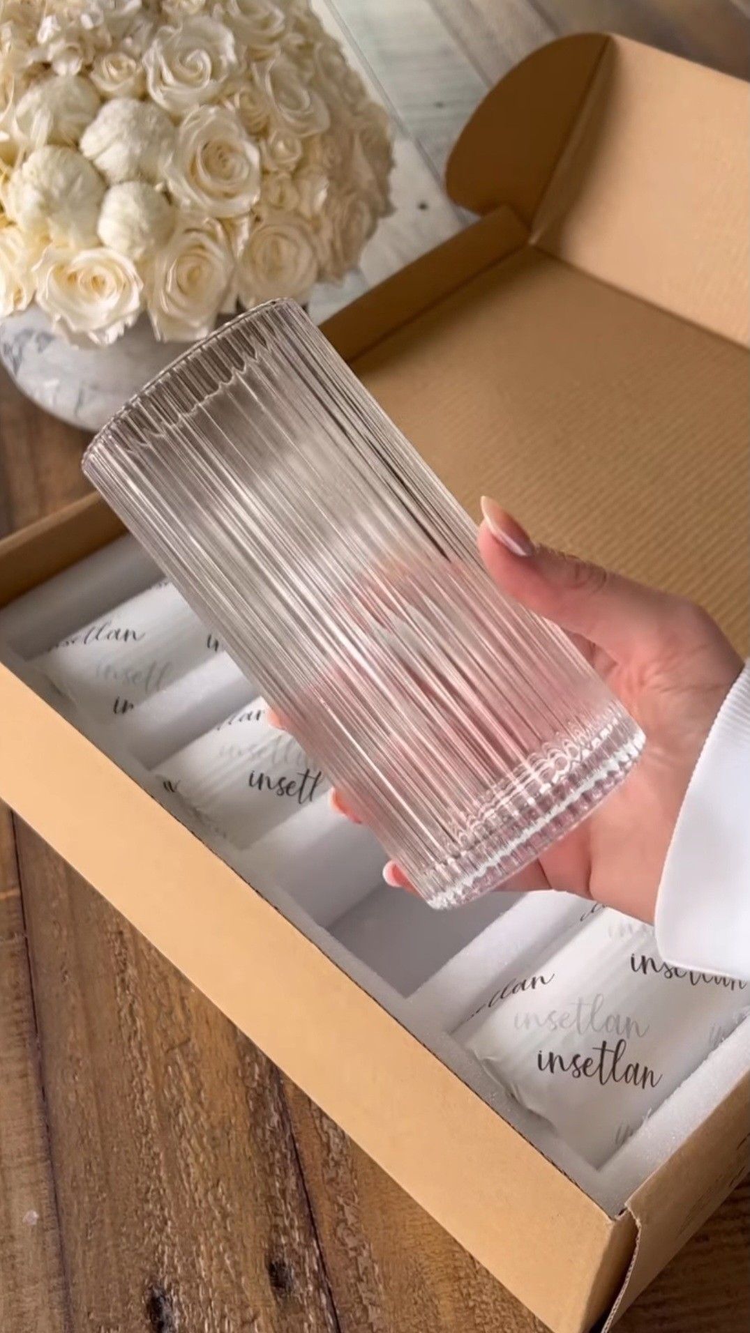 Modern Aesthetic Glassware Ideas, Aesthetic Cutlery Set, Luxury Cutlery Set Ideas, Modern Drinking Glasses And Tumblers, Luxury Dining Cutlery Collection