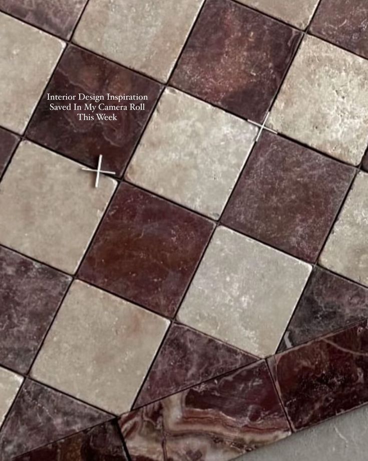 White Brown Decorative Floor Tile for Bathroom or Kitchen