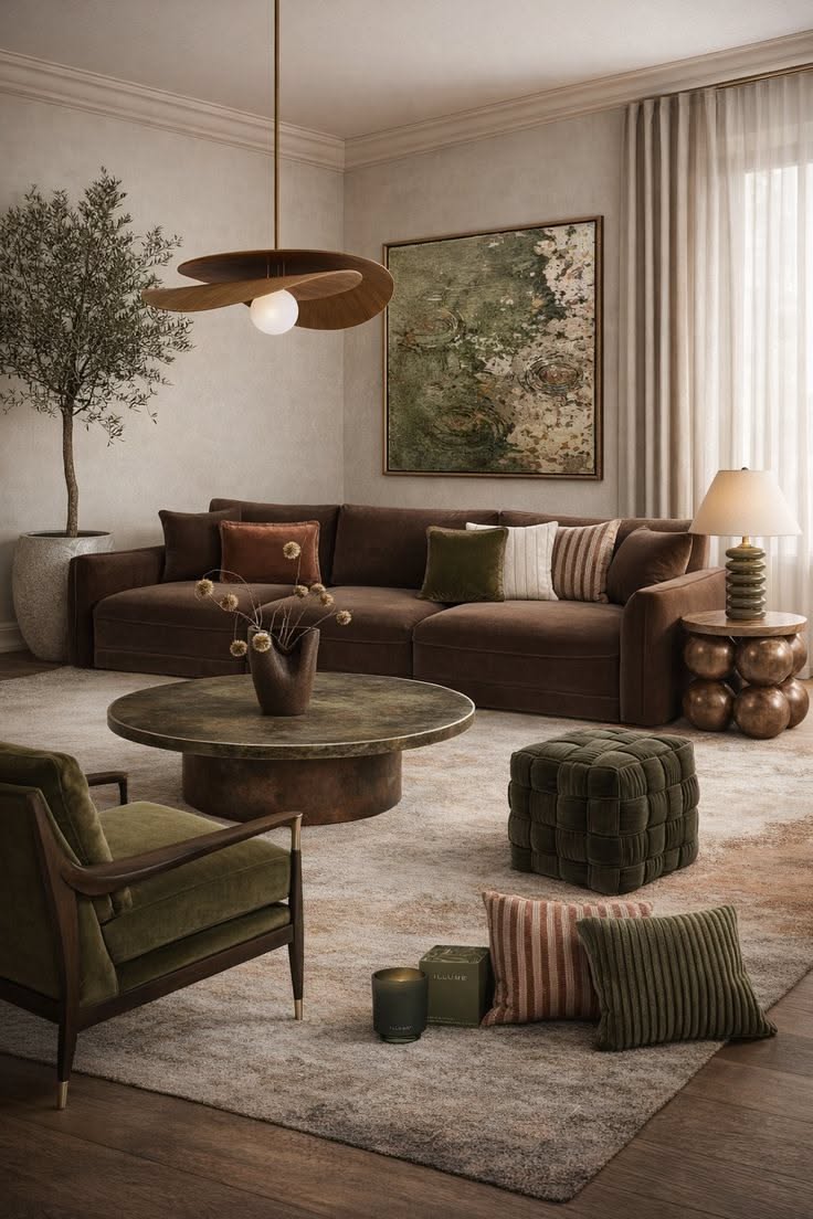 Living Room Furniture and Lighting Inspiration