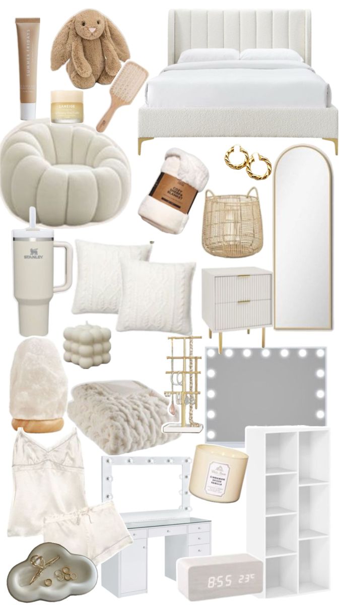 Comfy Room Ideas, Room Wishlist, Luxury Room Bedroom, White Room Decor, Bedroom Ideas For Small Rooms Cozy, Small Room Makeover