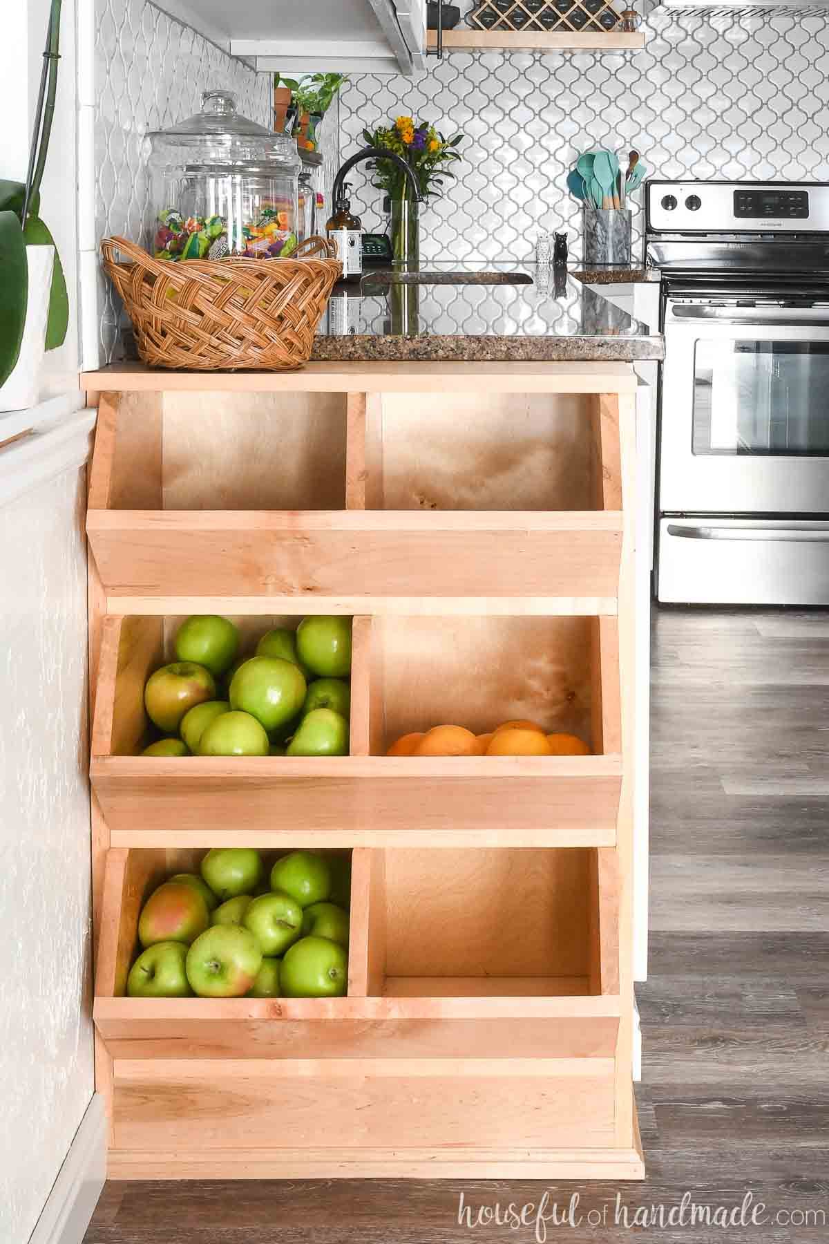 Vegetable Storage Bins Woodworking Plans
