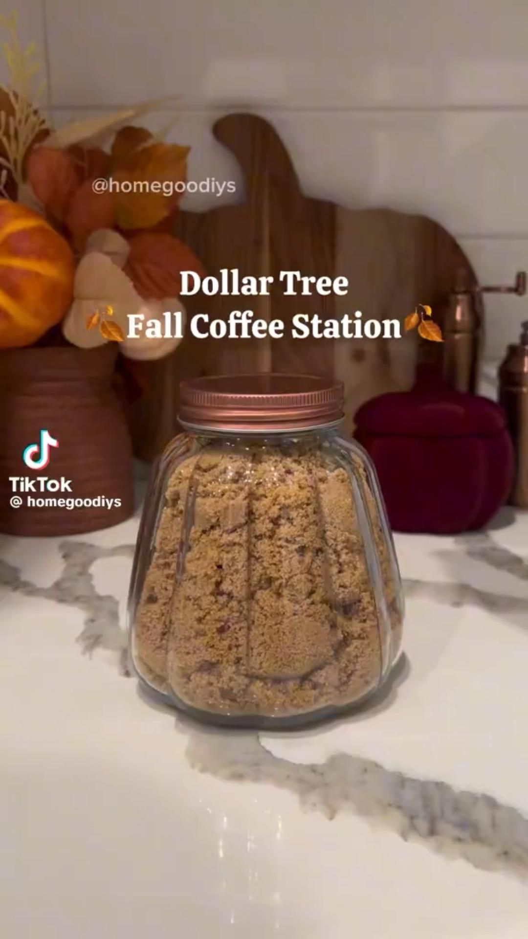 Glass Coffee Storage Jar for Kitchen Counter