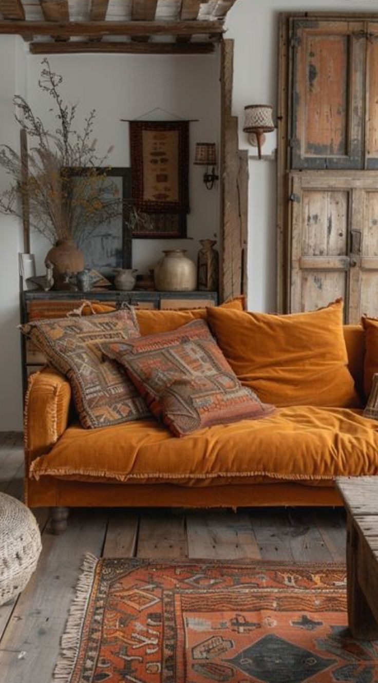 Diseño Interiores Casas, Idee Arredamento Soggiorno, Boho Living Room, Design Interior, Haus Innenarchitektur, Urban Design, Dream House Decor, Living Room Inspiration, Cozy Living