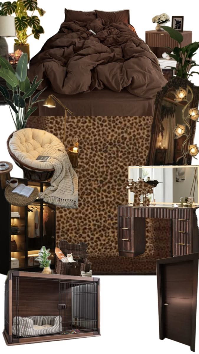 Brown Bedroom Decor and Organization Inspiration