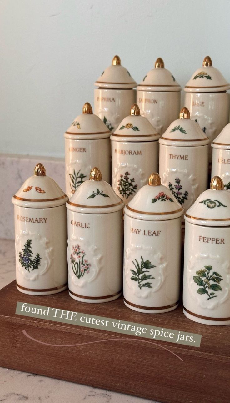 Ceramic Canister Set for Kitchen Counter Storage
