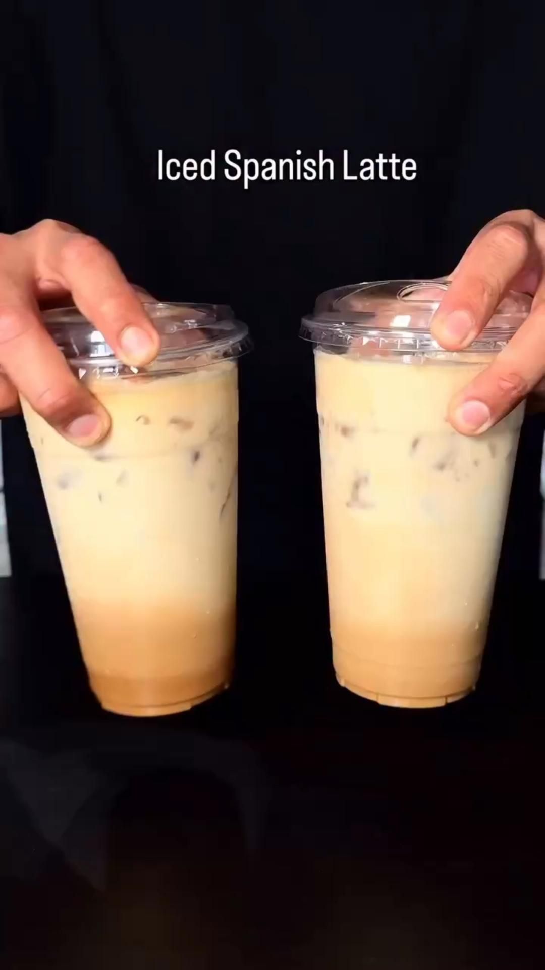 Iced Cinnamon Espresso Latte with Condensed Milk