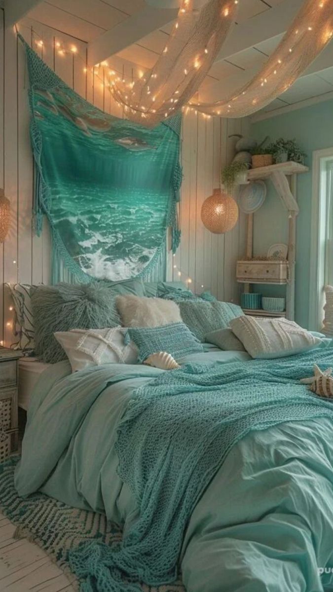 Surf Room Decor, Ocean Room Decor, Surf Room, Beach Room Decor, Decoração Praiana, Beachy Room Decor, Coastal Room, Beachy Room