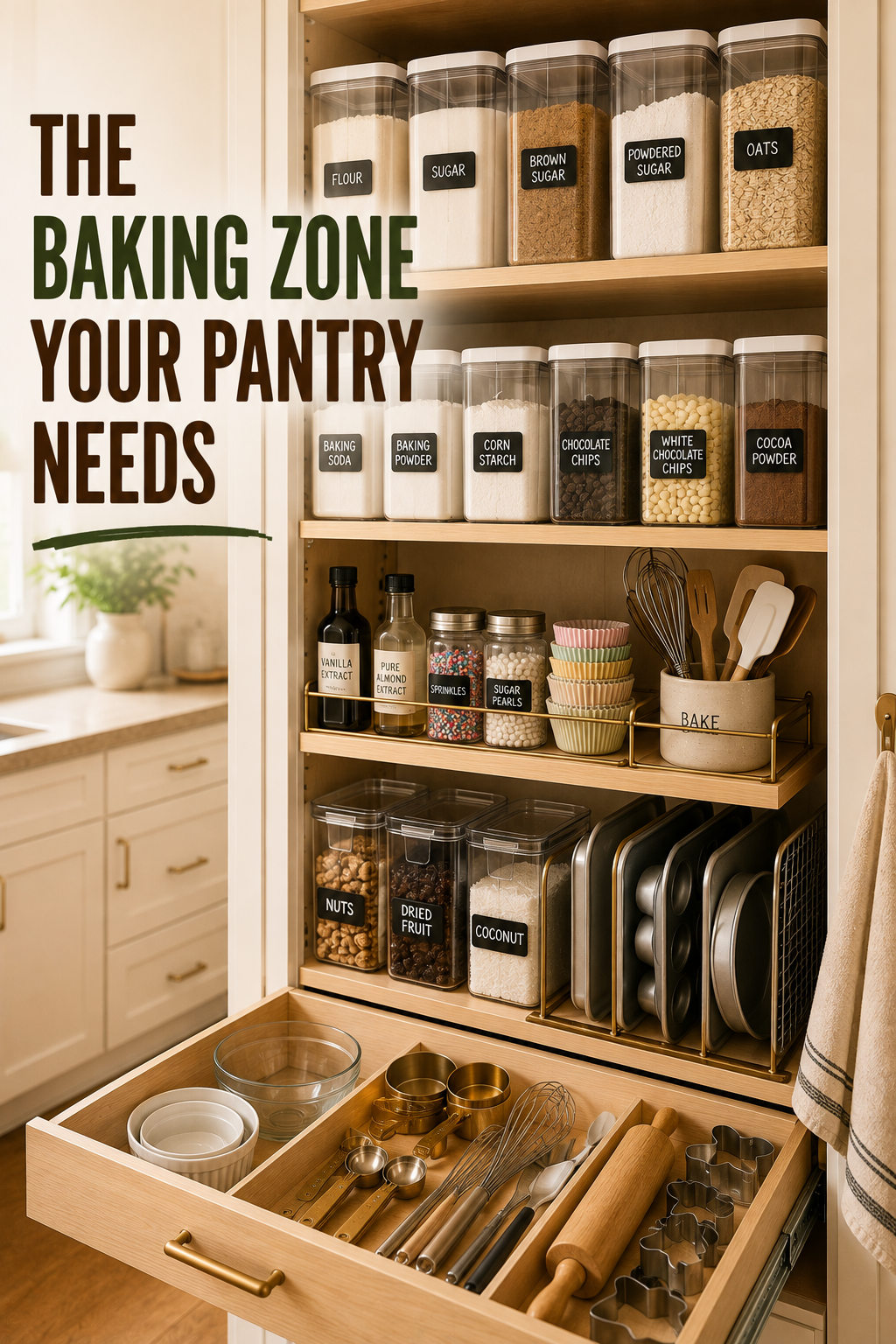 Pantry Storage Container Set for Organized Food Storage